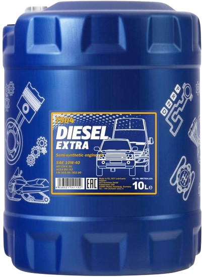 Моторное масло Mannol DIESEL EXTRA 10W-40, 10л